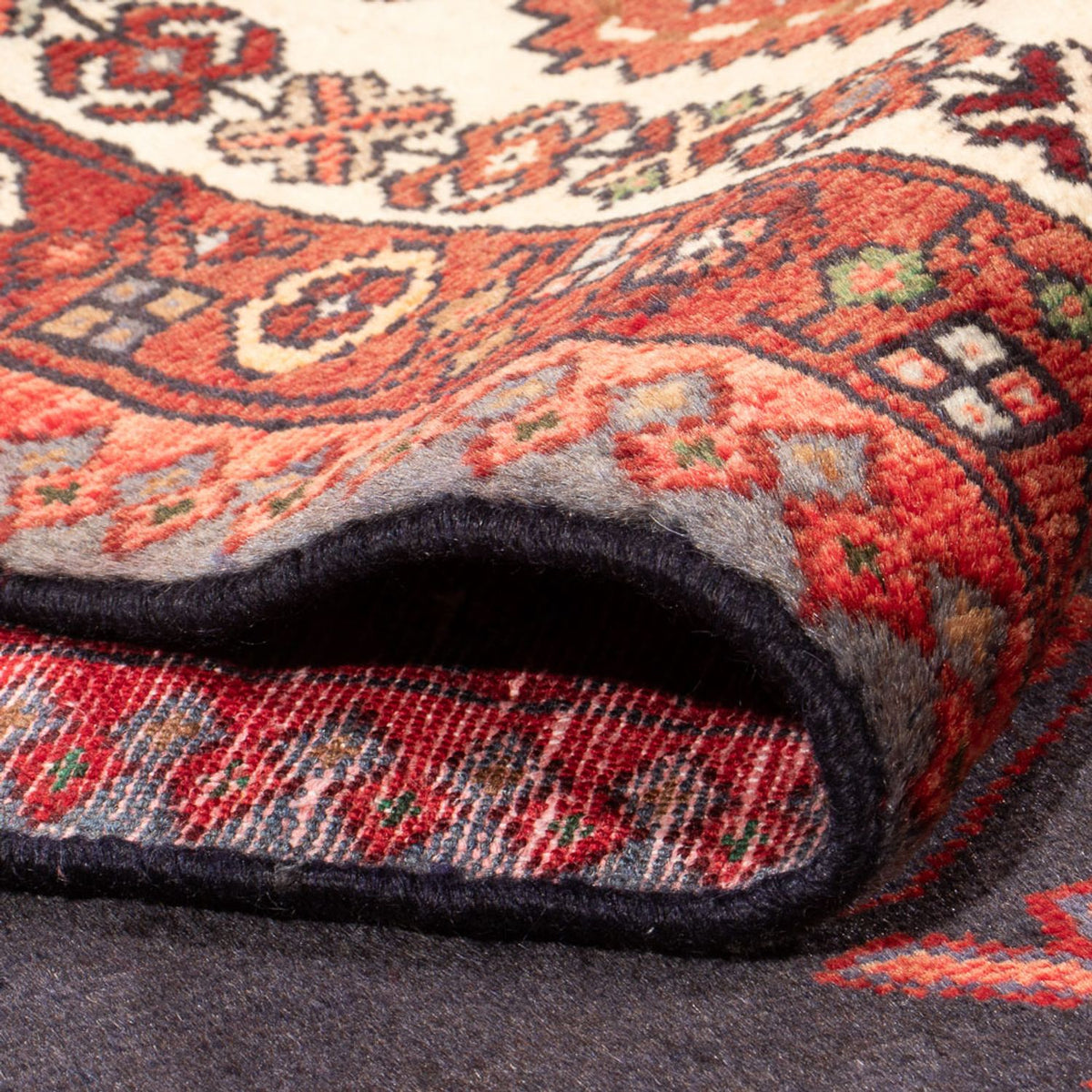 Persisk matta - Nomadic - Kungliga - 191 x 132 cm - mörkblå