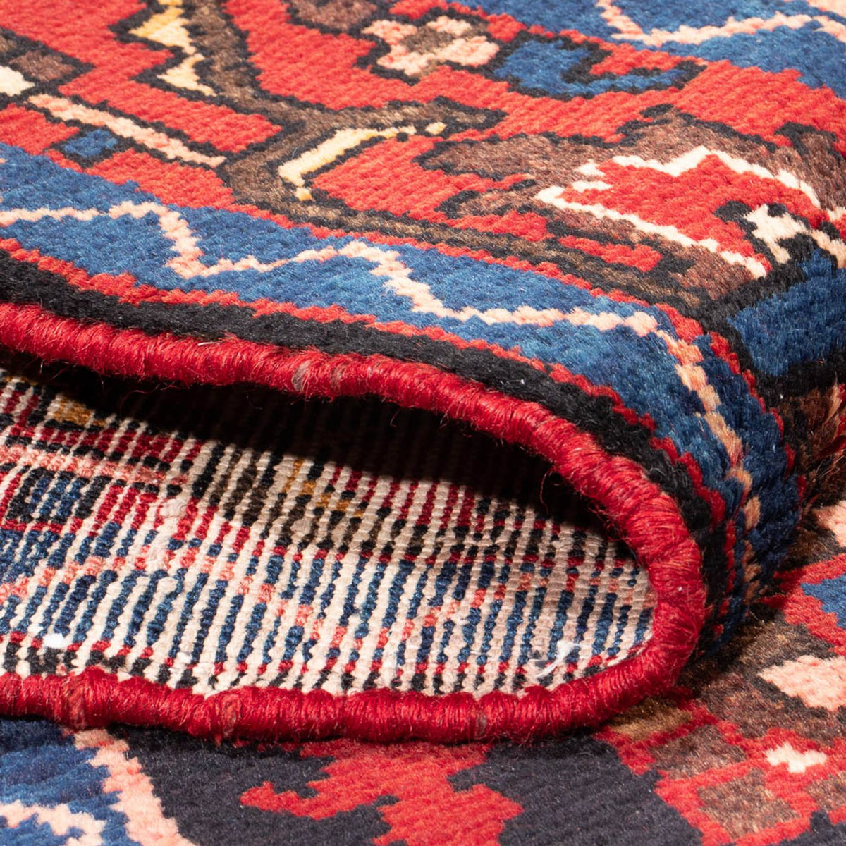 Persisk matta - Nomadic - Kungliga - 211 x 138 cm - mörkblå