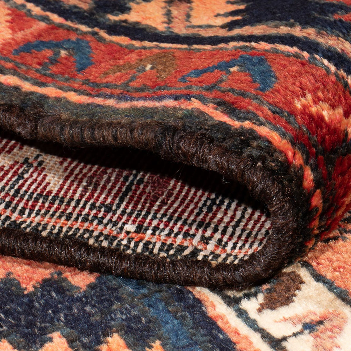 Runner Persisk matta - Nomadic - 235 x 123 cm - mörkblå