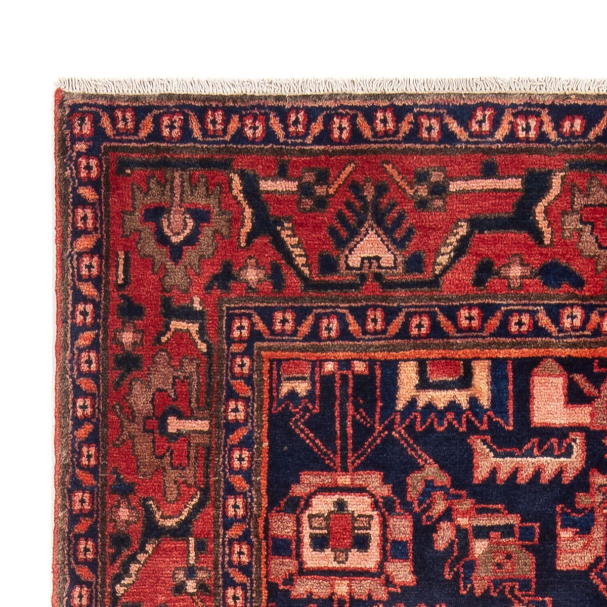 Persisk matta - Nomadic - Kungliga - 202 x 131 cm - mörkblå