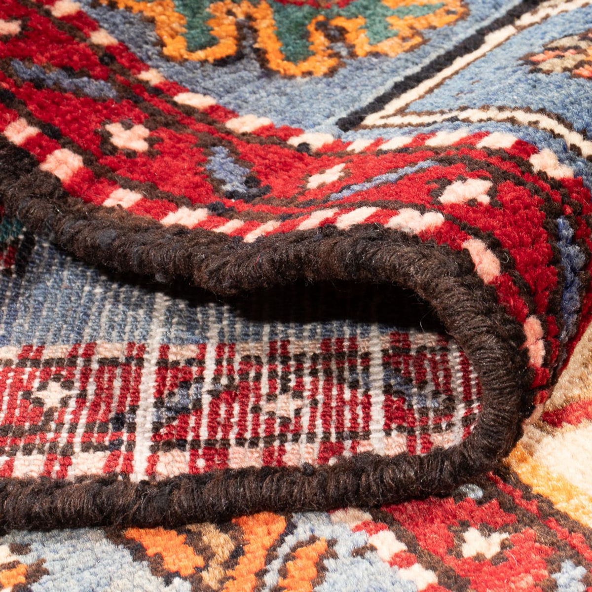 Persisk matta - Nomadic - 203 x 125 cm - mörkblå