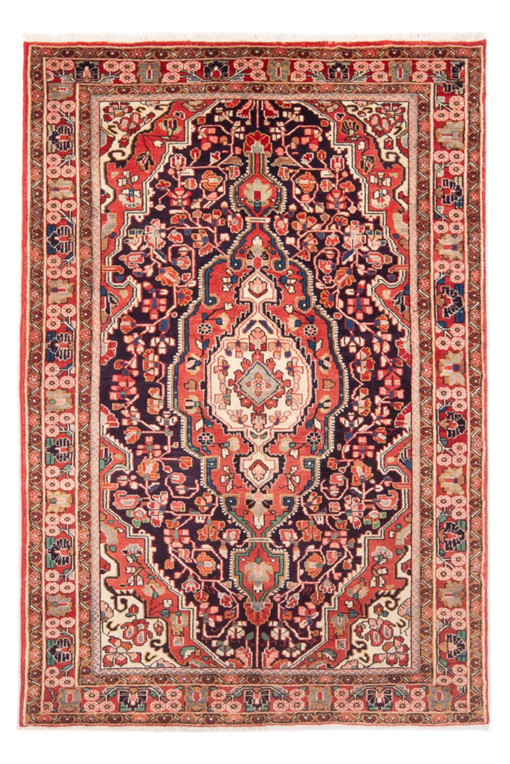 Persisk matta - Nomadic - 210 x 132 cm - mörkblå