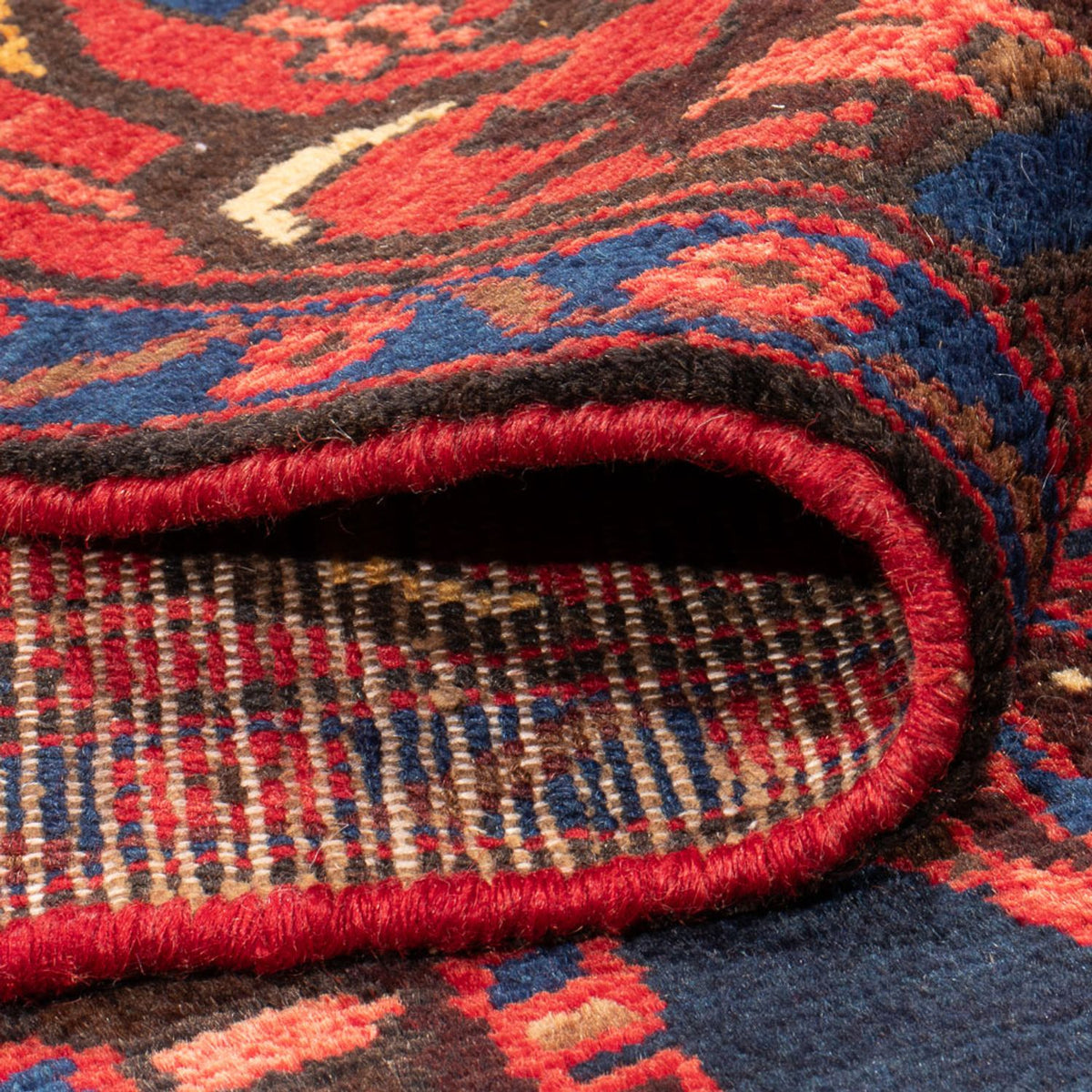 Persisk matta - Nomadic - 211 x 140 cm - mörkblå