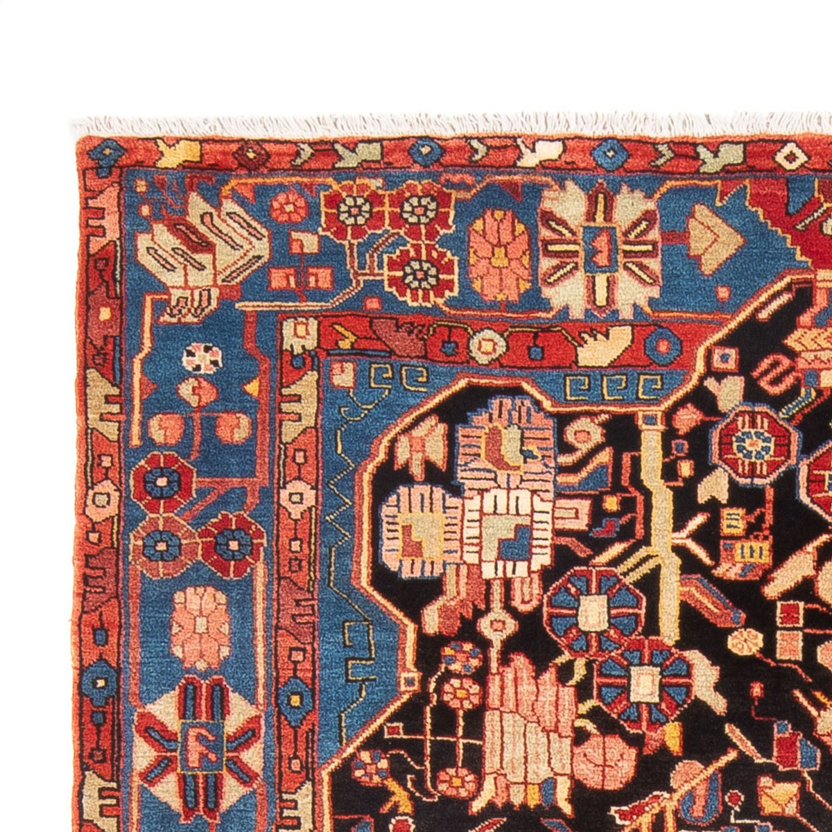 Persisk matta - Nomadic - 237 x 155 cm - mörkblå