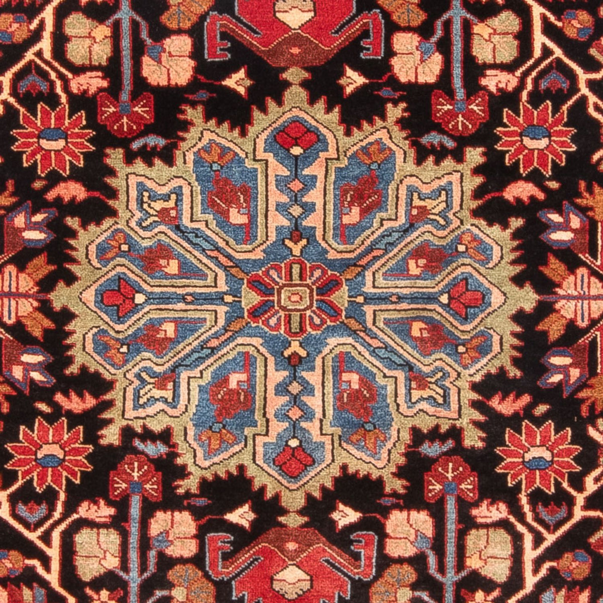 Persisk matta - Nomadic - 244 x 150 cm - mörkblå