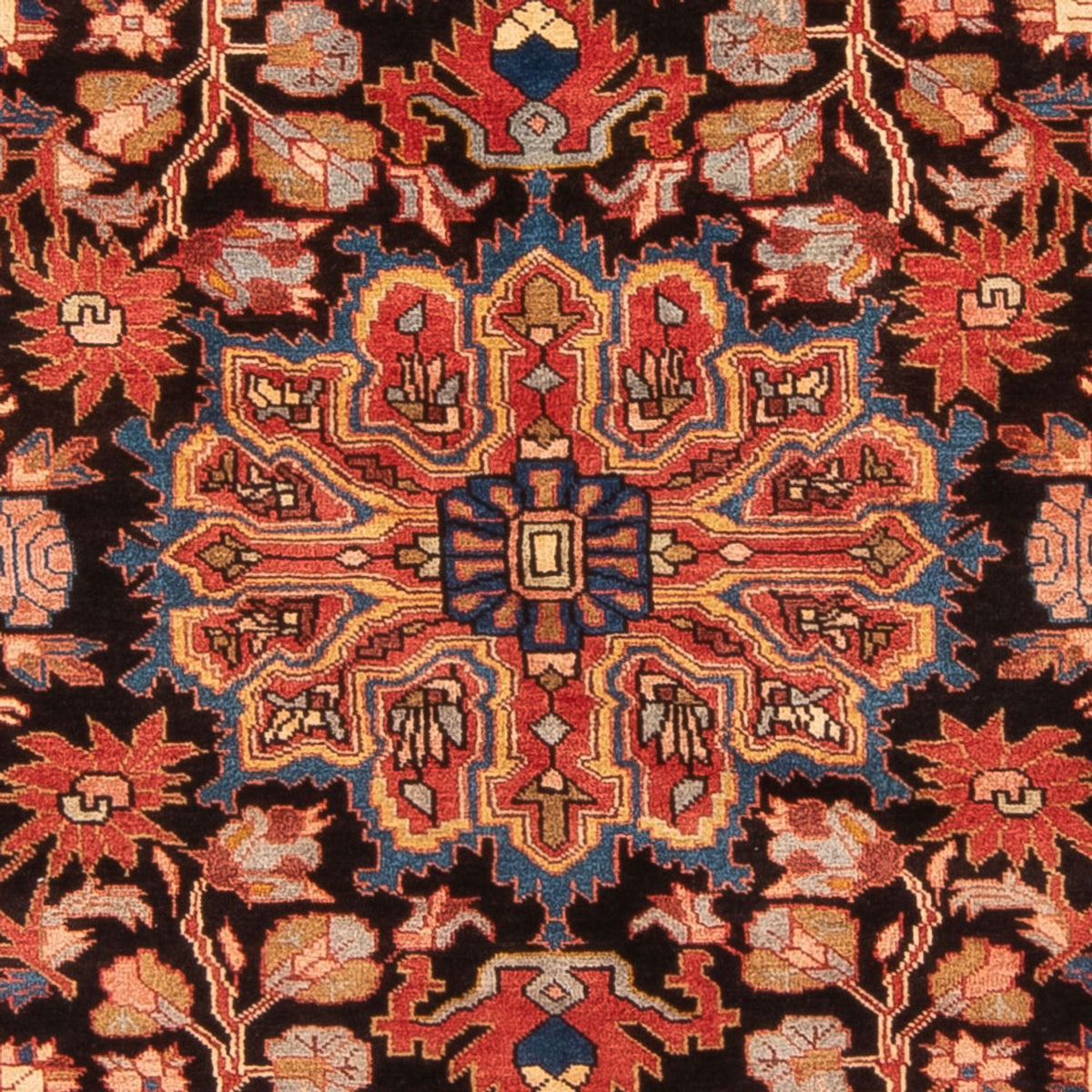 Persisk matta - Nomadic - 245 x 154 cm - bordeaux röd