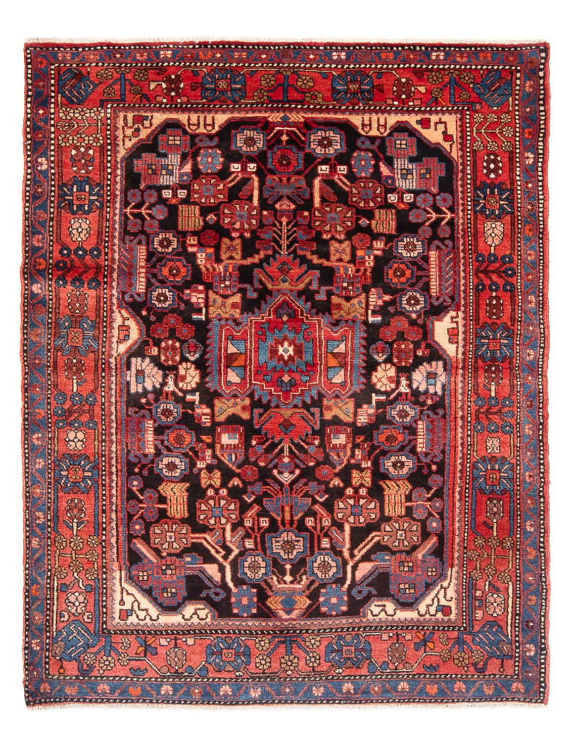 Persisk matta - Nomadic - 220 x 157 cm - mörkblå