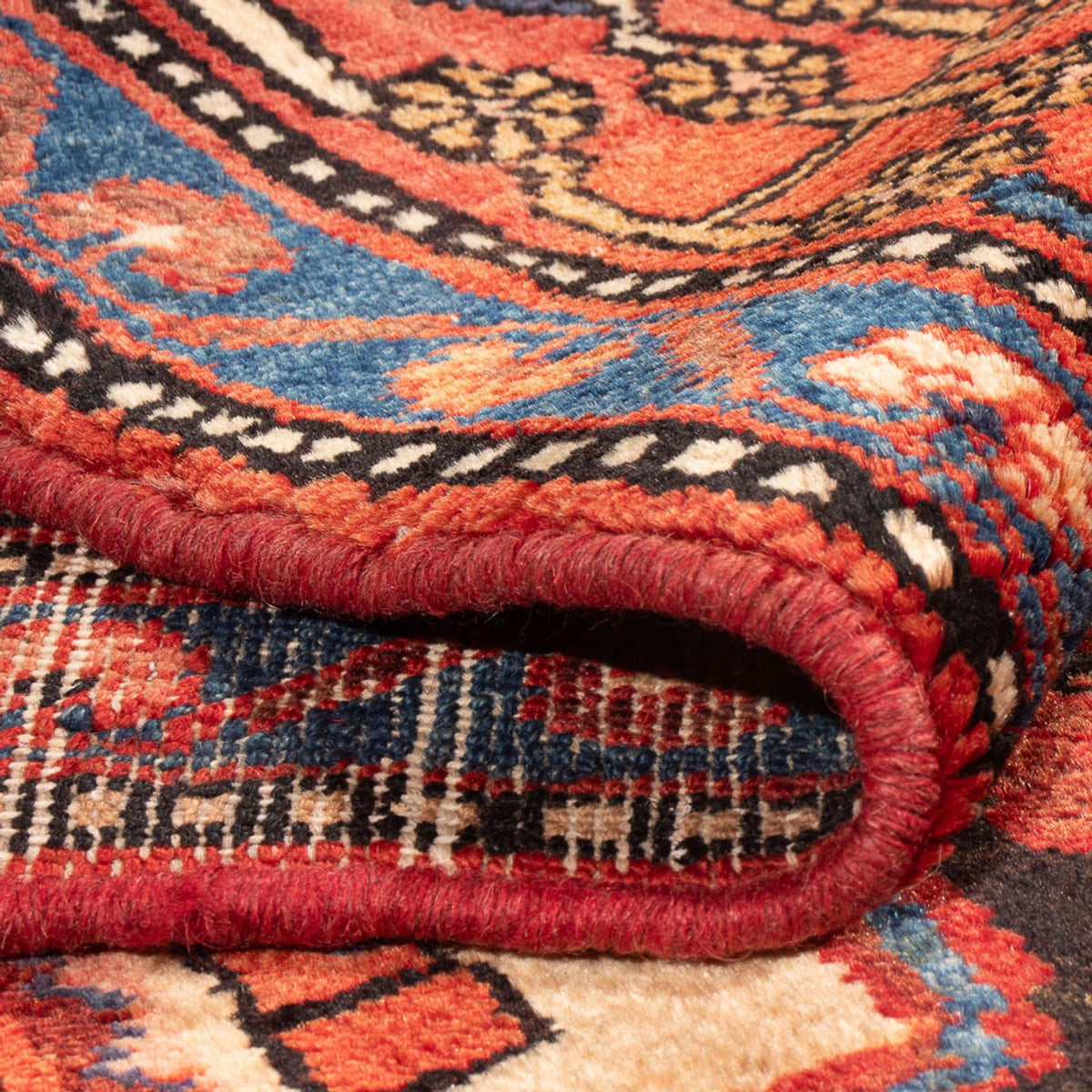 Persisk matta - Nomadic - 220 x 157 cm - mörkblå