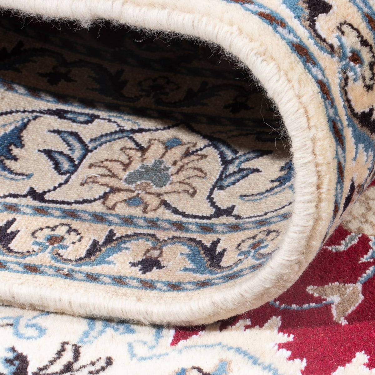 Persisk matta - Nain - Royal - 195 x 148 cm - röd