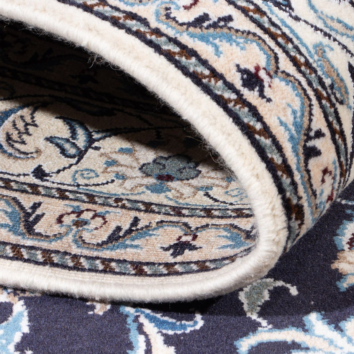 Persisk matta - Nain - 238 x 167 cm - mörkblå