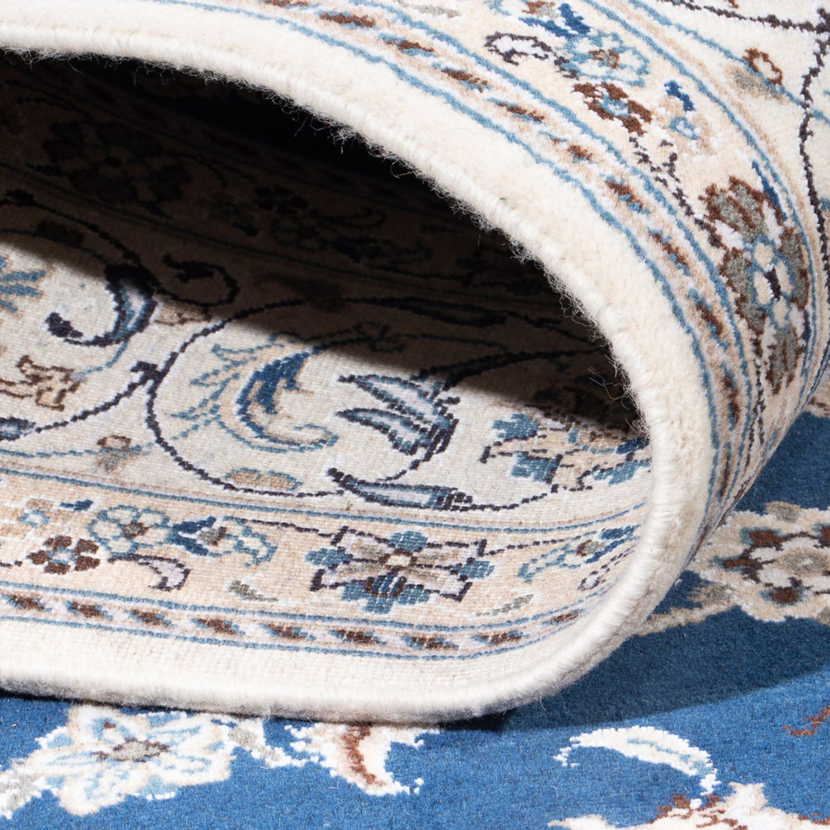 Persisk matta - Nain - 291 x 197 cm - mörkblå