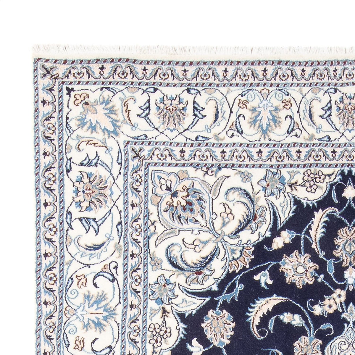 Persisk matta - Nain - 291 x 190 cm - mörkblå