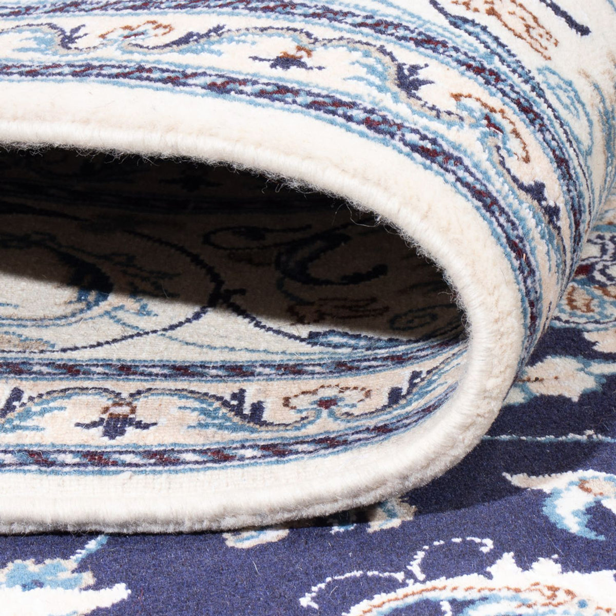 Persisk matta - Nain - 293 x 201 cm - mörkblå