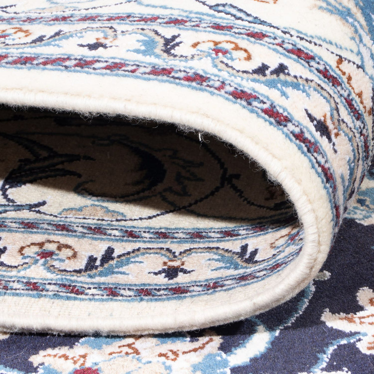 Persisk matta - Nain - 302 x 194 cm - mörkblå