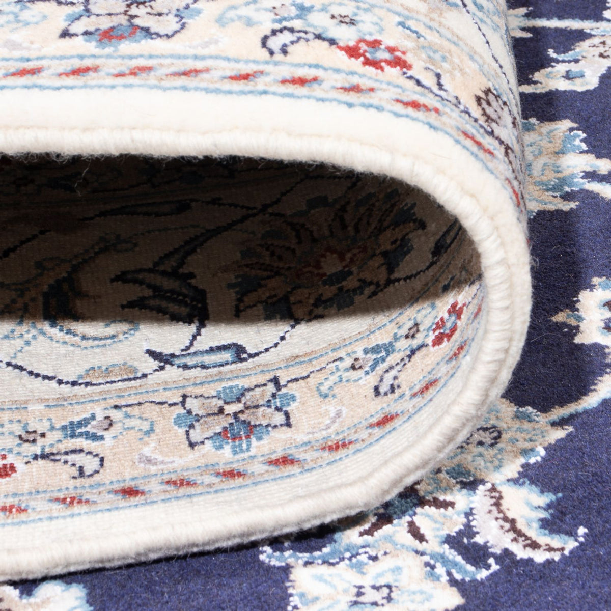 Persisk matta - Nain - 293 x 197 cm - mörkblå