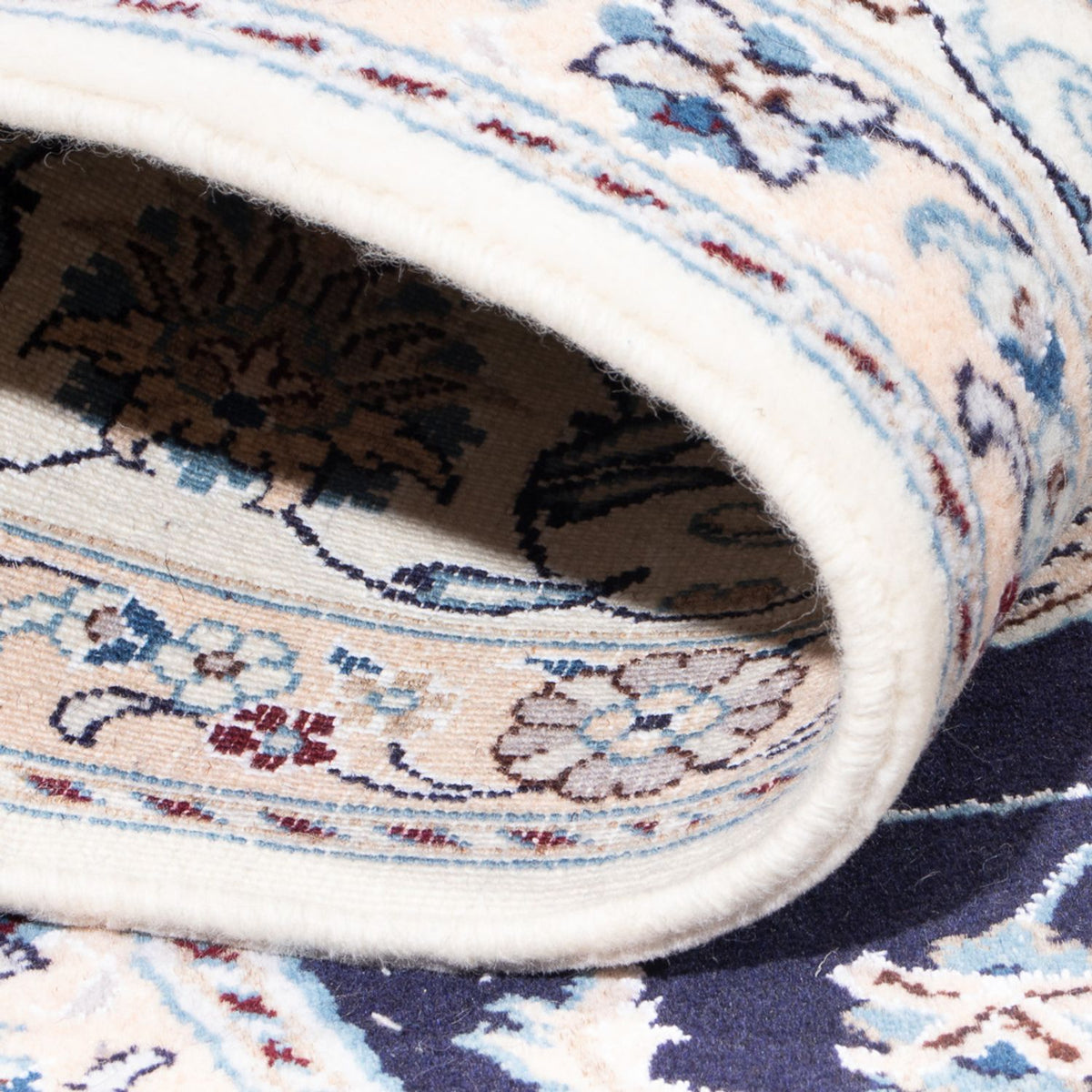 Persisk matta - Nain - 298 x 195 cm - mörkblå