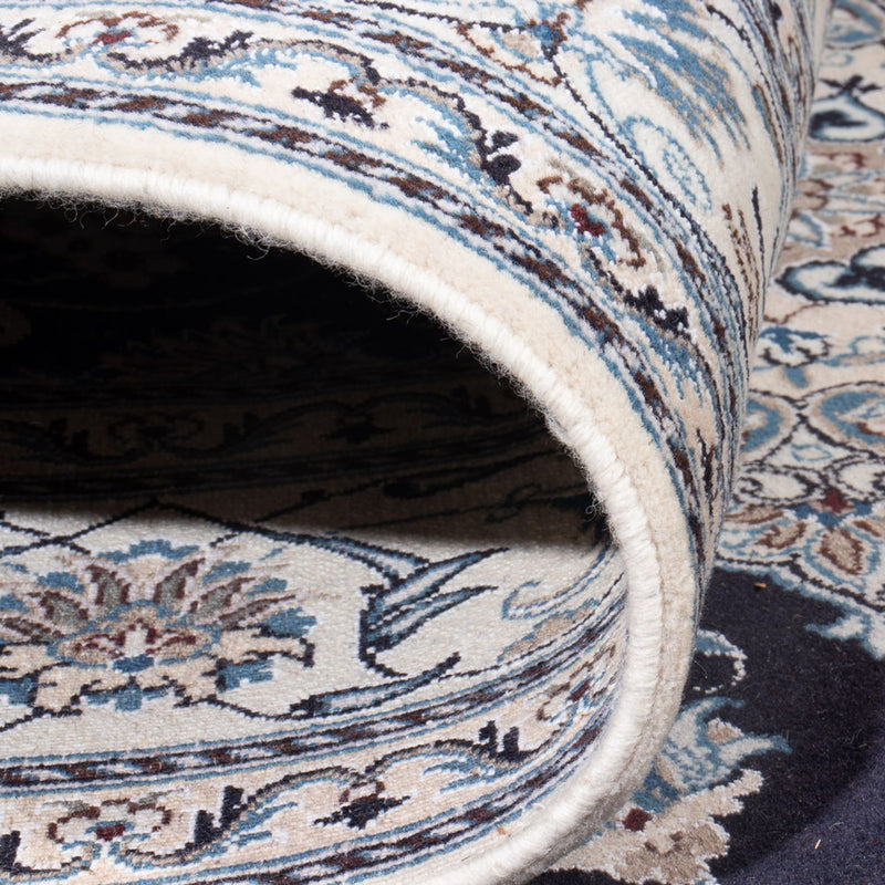 Persisk matta - Nain - 295 x 191 cm - mörkblå