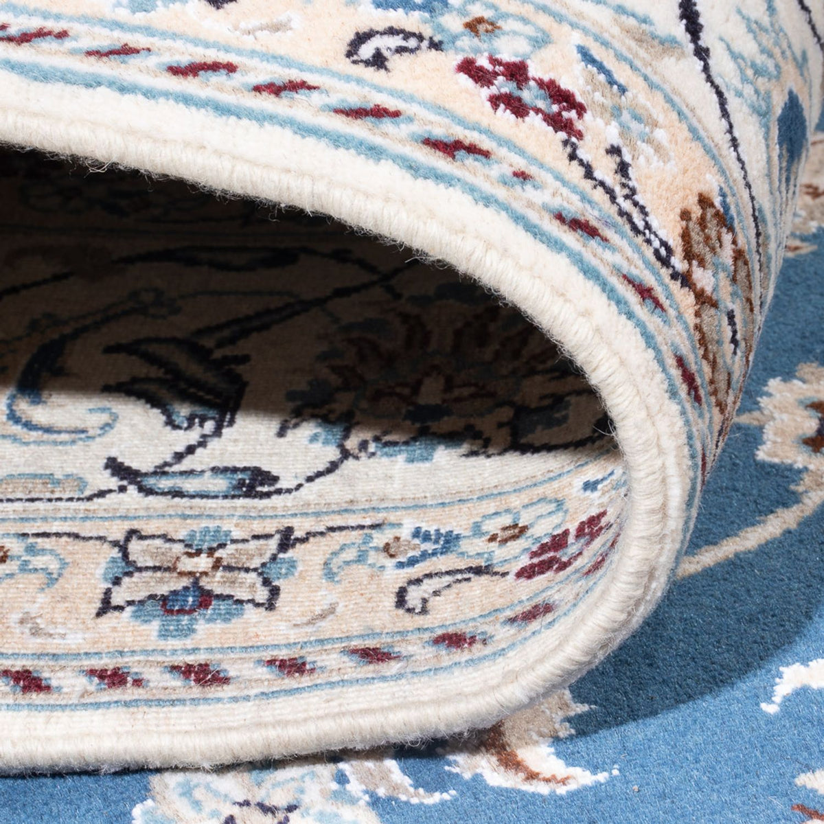 Persisk matta - Nain - 294 x 196 cm - blå