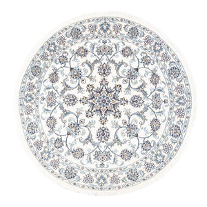 Persisk matta - Nain runt  - 150 x 150 cm - grädde