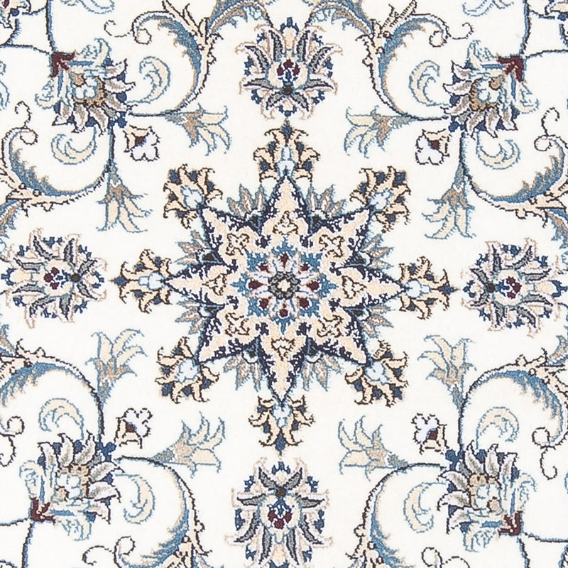 Persisk matta - Nain runt  - 150 x 150 cm - grädde