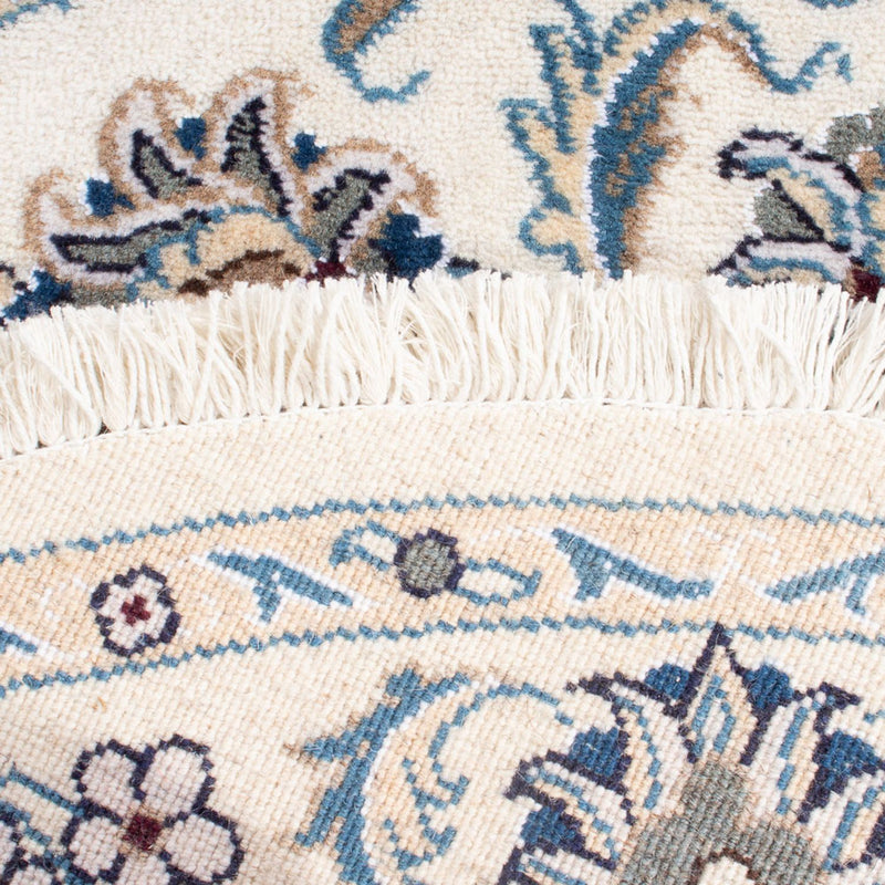 Persisk matta - Nain runt  - 150 x 150 cm - grädde