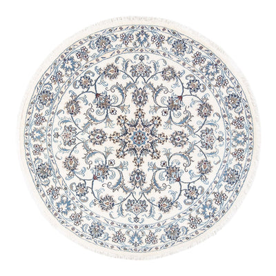 Persisk matta - Nain runt  - 150 x 150 cm - grädde