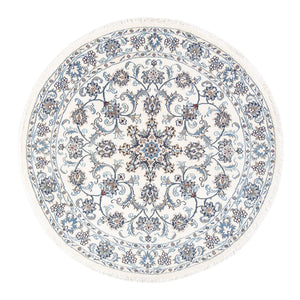 Persisk matta - Nain runt  - 150 x 150 cm - grädde