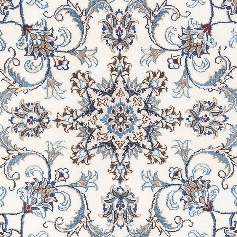 Persisk matta - Nain runt  - 150 x 150 cm - grädde