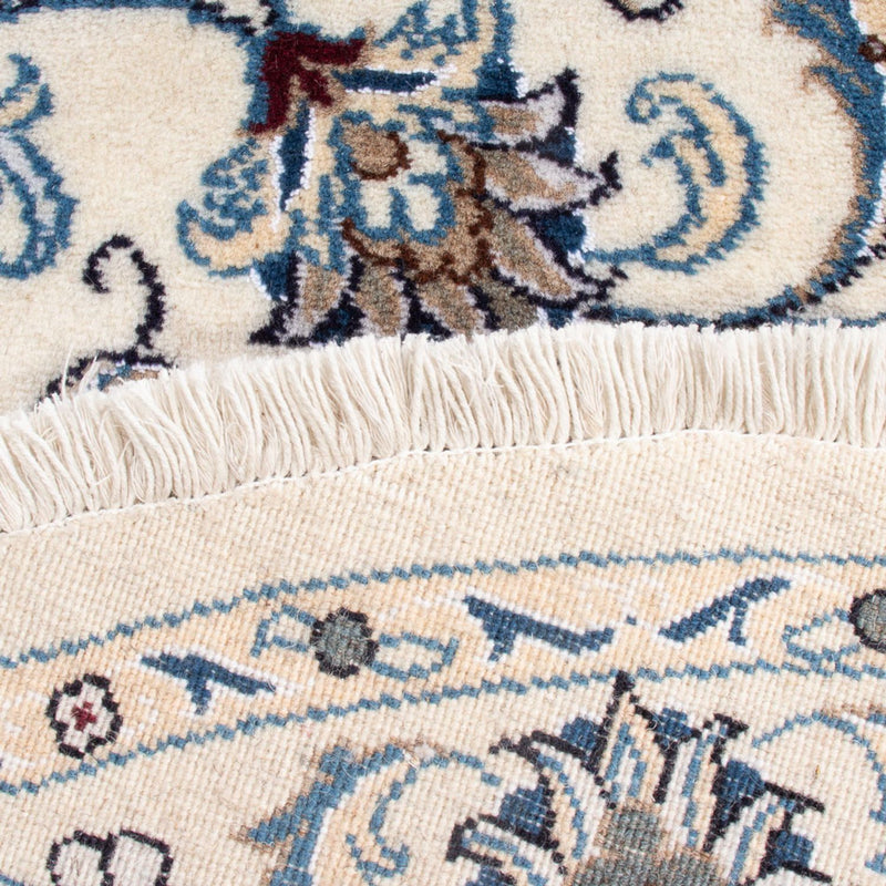 Persisk matta - Nain runt  - 150 x 150 cm - grädde