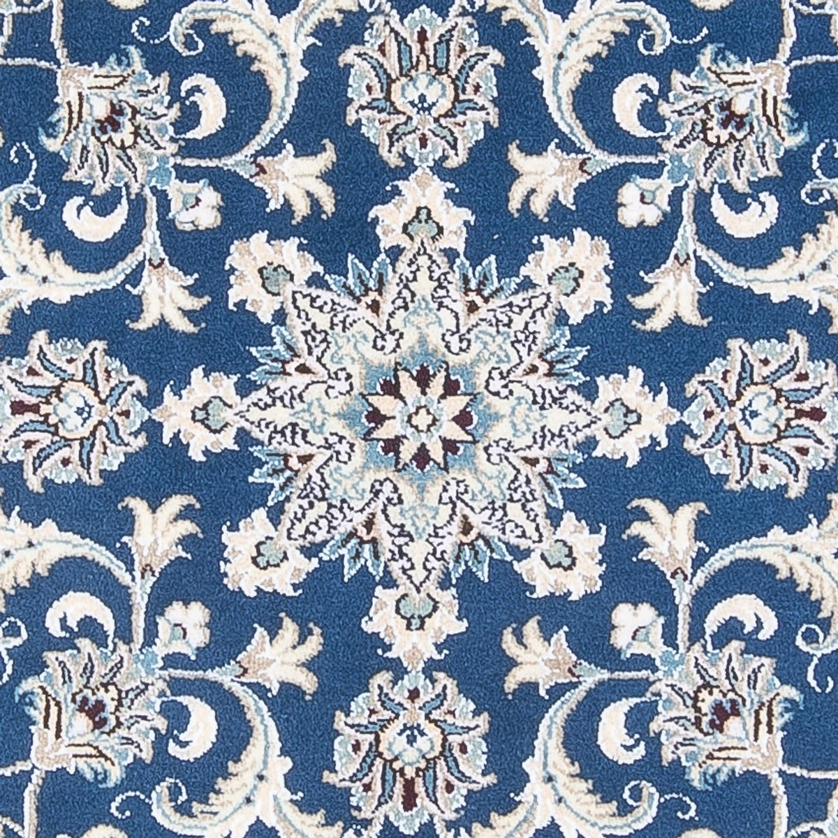 Persisk matta - Nain runt  - 150 x 150 cm - blå