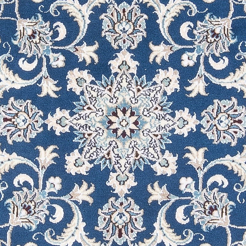 Persisk matta - Nain runt  - 150 x 150 cm - blå