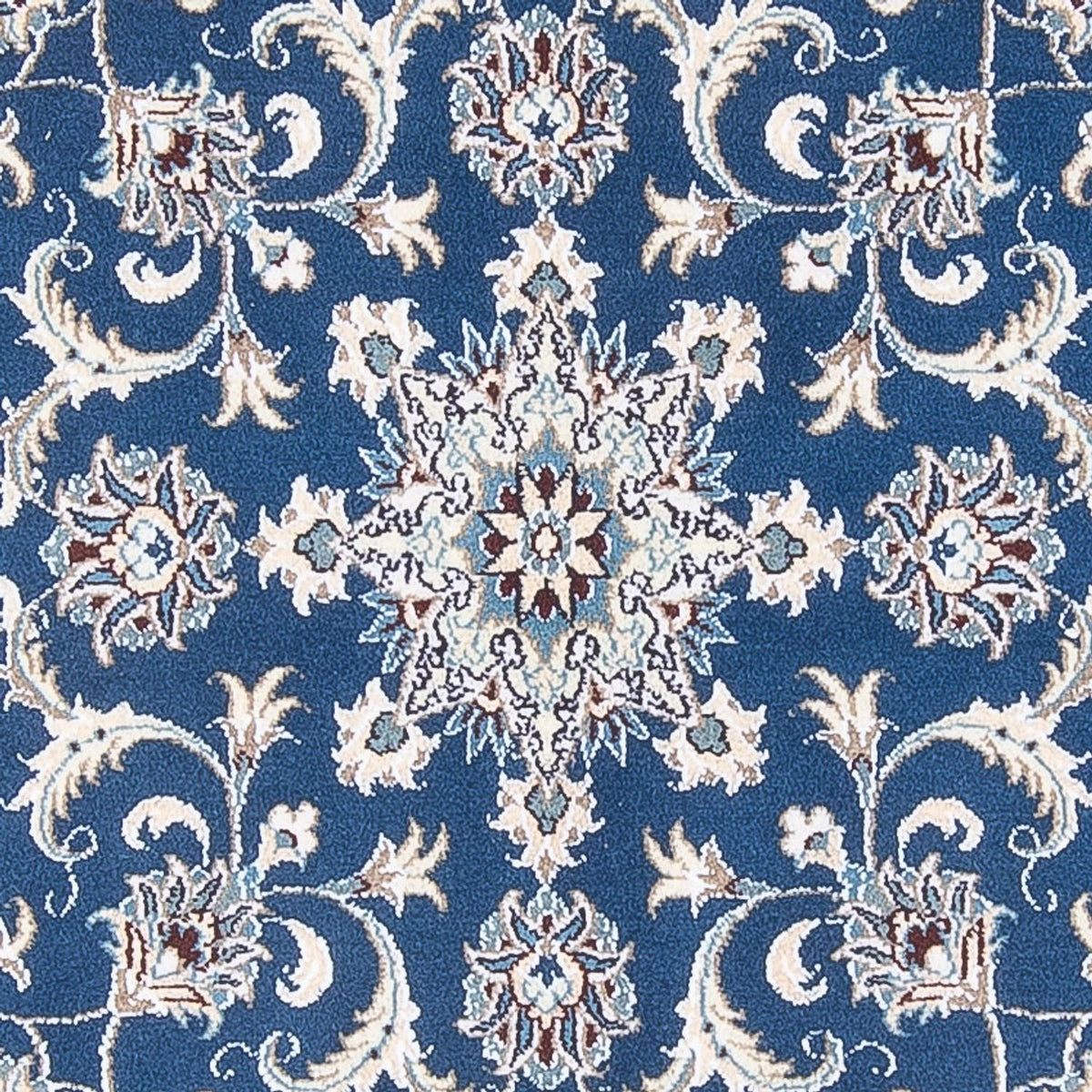 Persisk matta - Nain runt  - 150 x 150 cm - blå