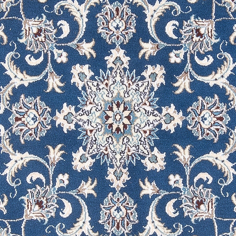 Persisk matta - Nain runt  - 150 x 150 cm - blå