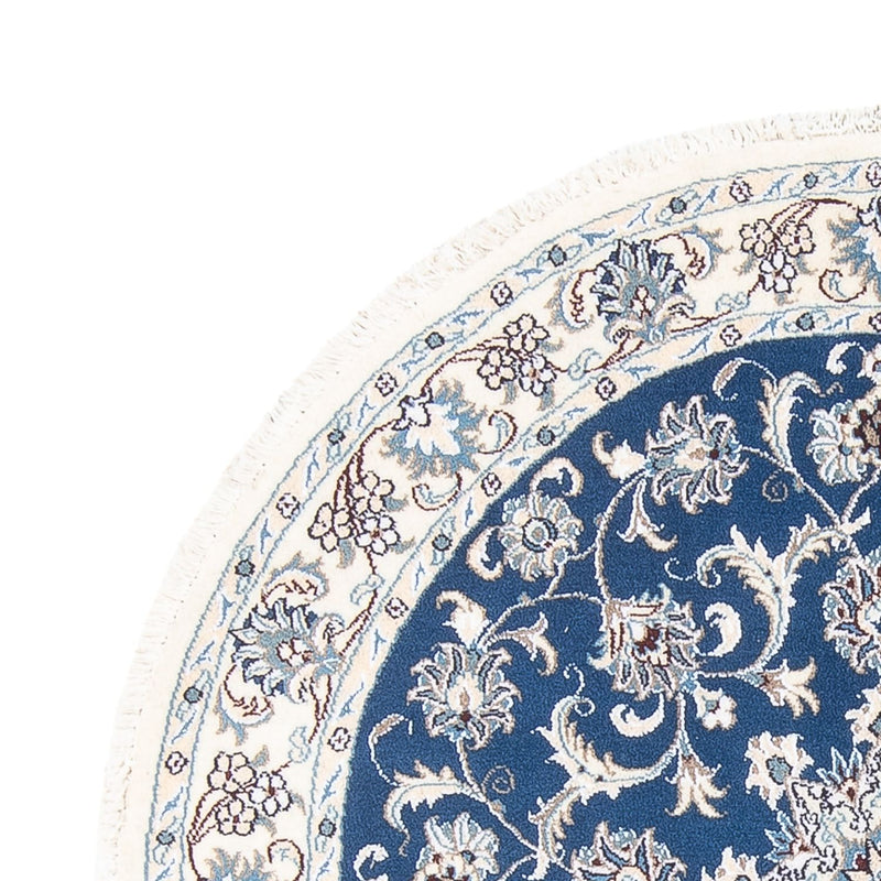 Persisk matta - Nain runt  - 150 x 150 cm - blå