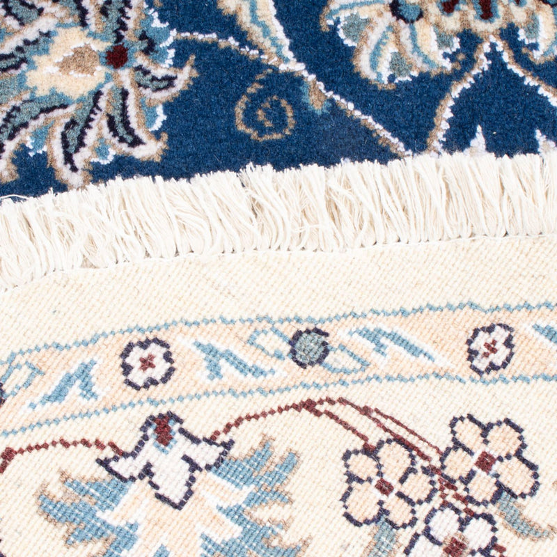 Persisk matta - Nain runt  - 150 x 150 cm - blå