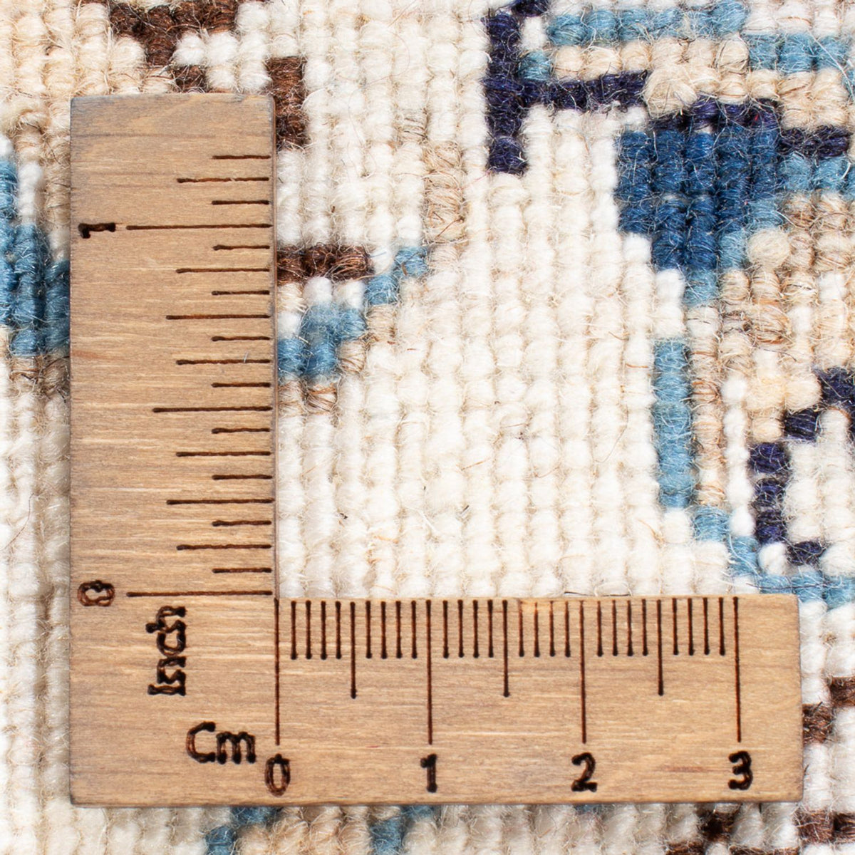 Persisk matta - Nain runt  - 150 x 150 cm - mörkblå