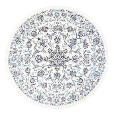 Persisk matta - Nain runt  - 150 x 150 cm - grädde