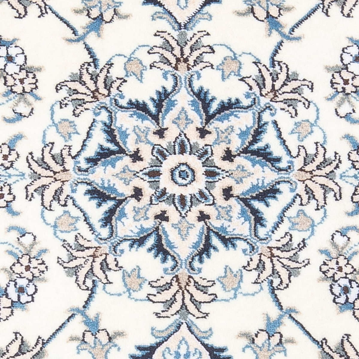 Persisk matta - Nain - 140 x 90 cm - silver