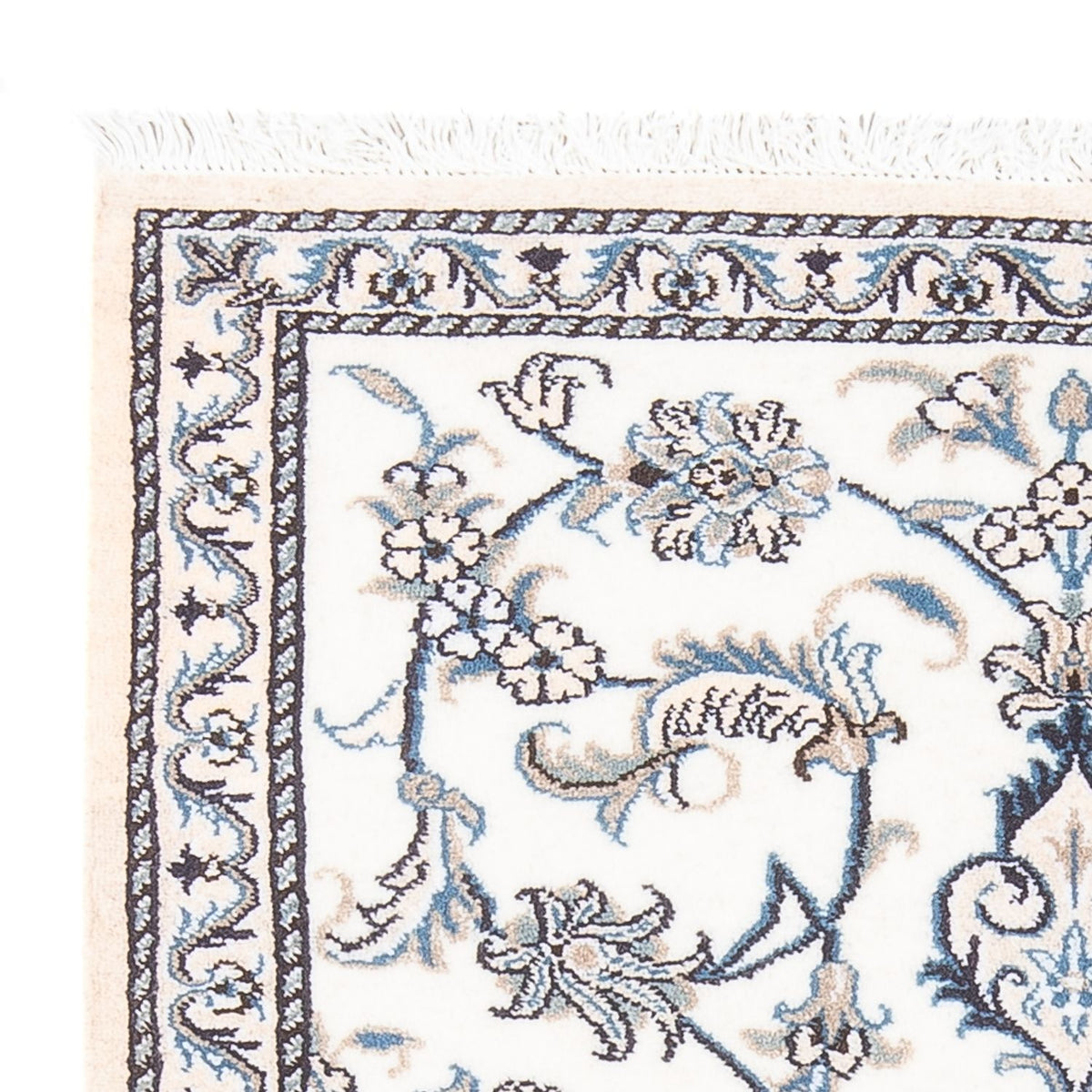 Persisk matta - Nain - 140 x 90 cm - silver