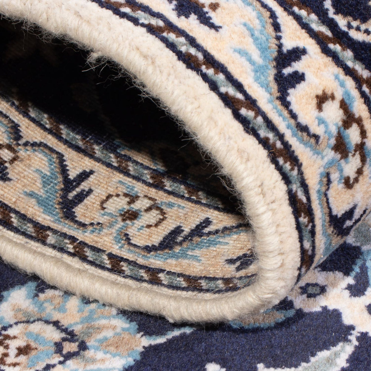 Persisk matta - Nain - 140 x 90 cm - mörkblå