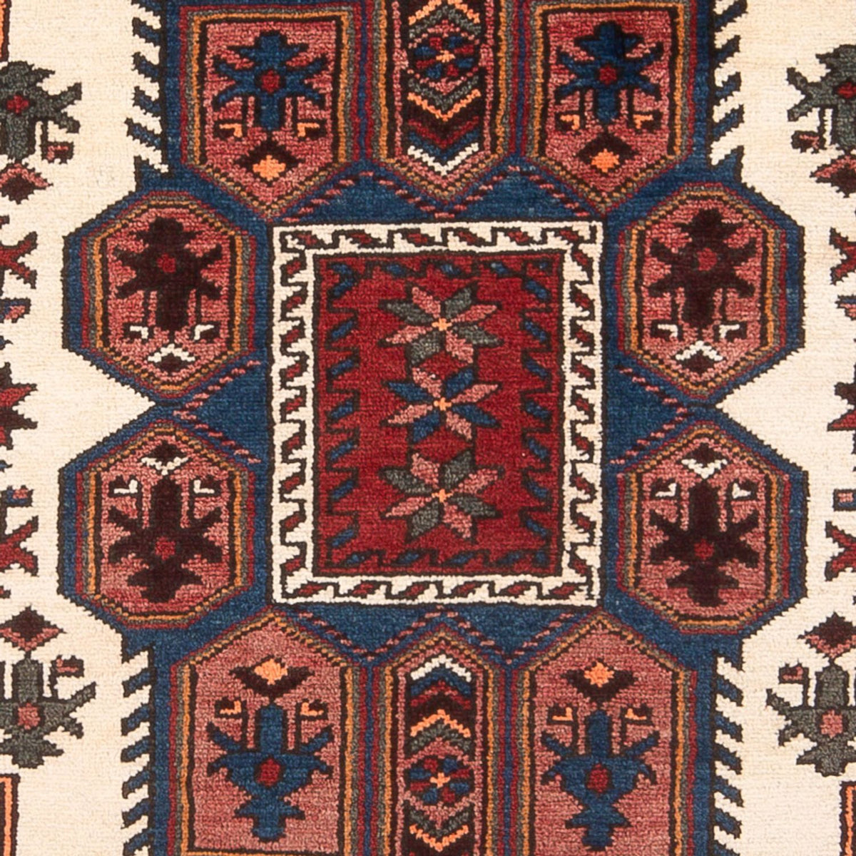 Persisk matta - Nomadic - 205 x 128 cm - mörkblå