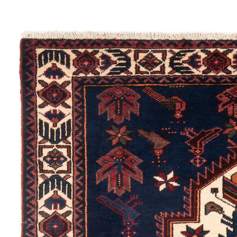 Persisk matta - Nomadic - 205 x 128 cm - mörkblå