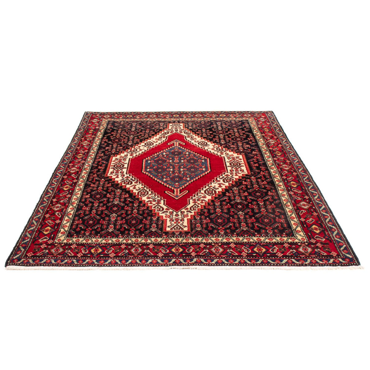 Persisk matta - Classic - 196 x 140 cm - mörkblå