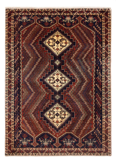 Sharbabak Mattan 142x208cm - Persisk matta - röd
