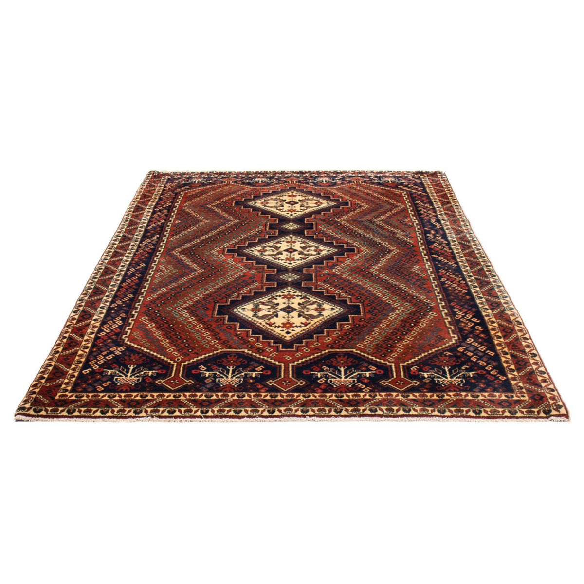 Persisk matta - Nomadic - 208 x 142 cm - röd