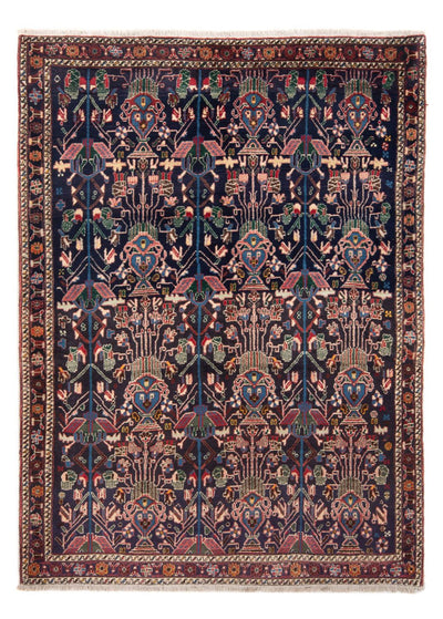 Sharbabak Mattan 148x210cm - Persisk matta - mörkblå
