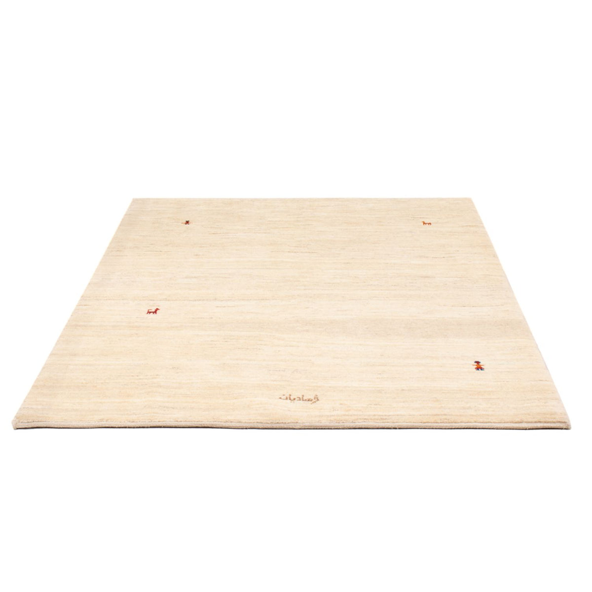 Gabbeh-matta - persisk - 167 x 125 cm - vit