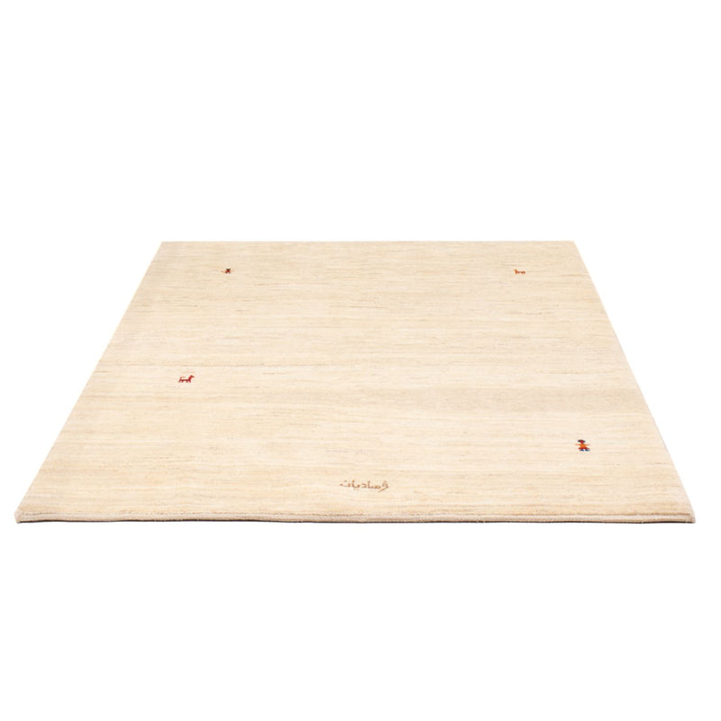 Gabbeh-matta - persisk - 167 x 125 cm - vit