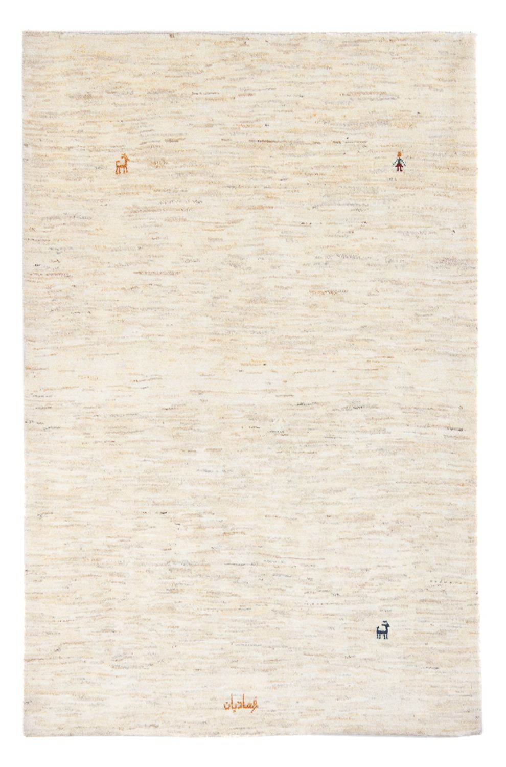 Gabbeh-matta - persisk - 170 x 120 cm - silver