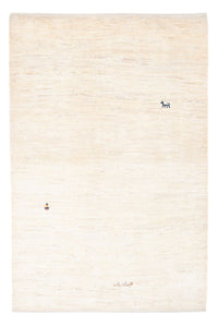 Gabbeh-matta - persisk - 176 x 120 cm - vit